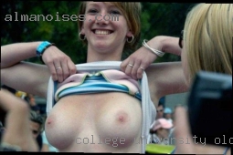 College university older women cheerleader.