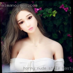 Horny nude style masturbations female!